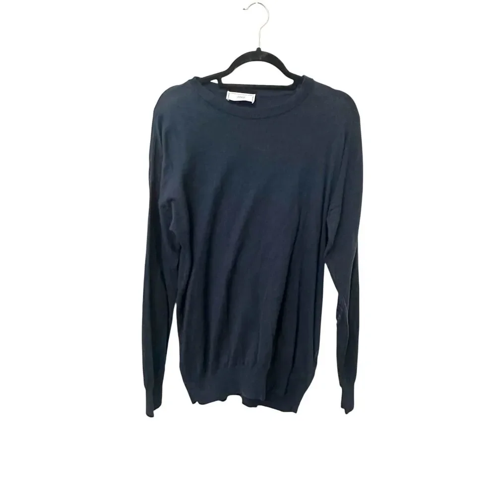 AMI ALEXANDRE MATTIUSI Linen‎ Blend Elbow Patch Sweater X-Large NEW NWOT